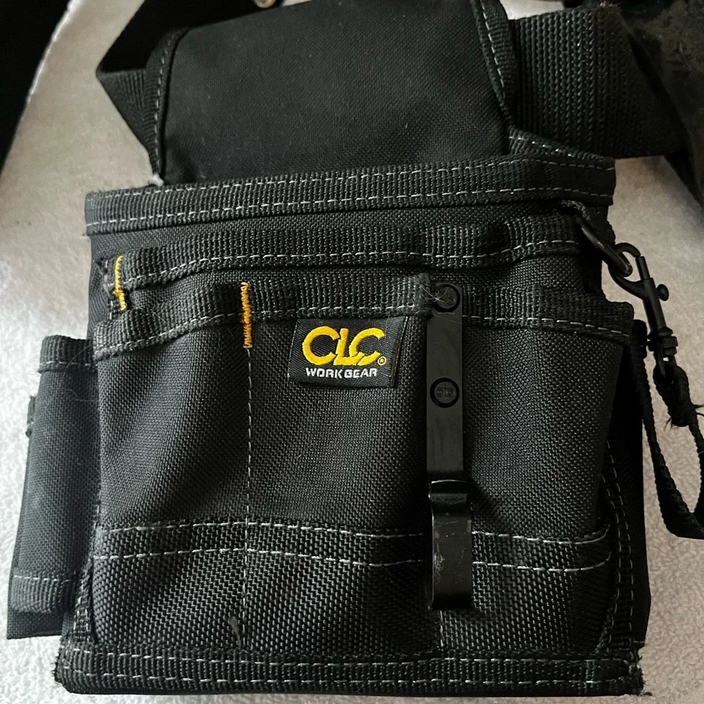CLC Tool Works & Klein 4 Pc Belt/Pouch Set
